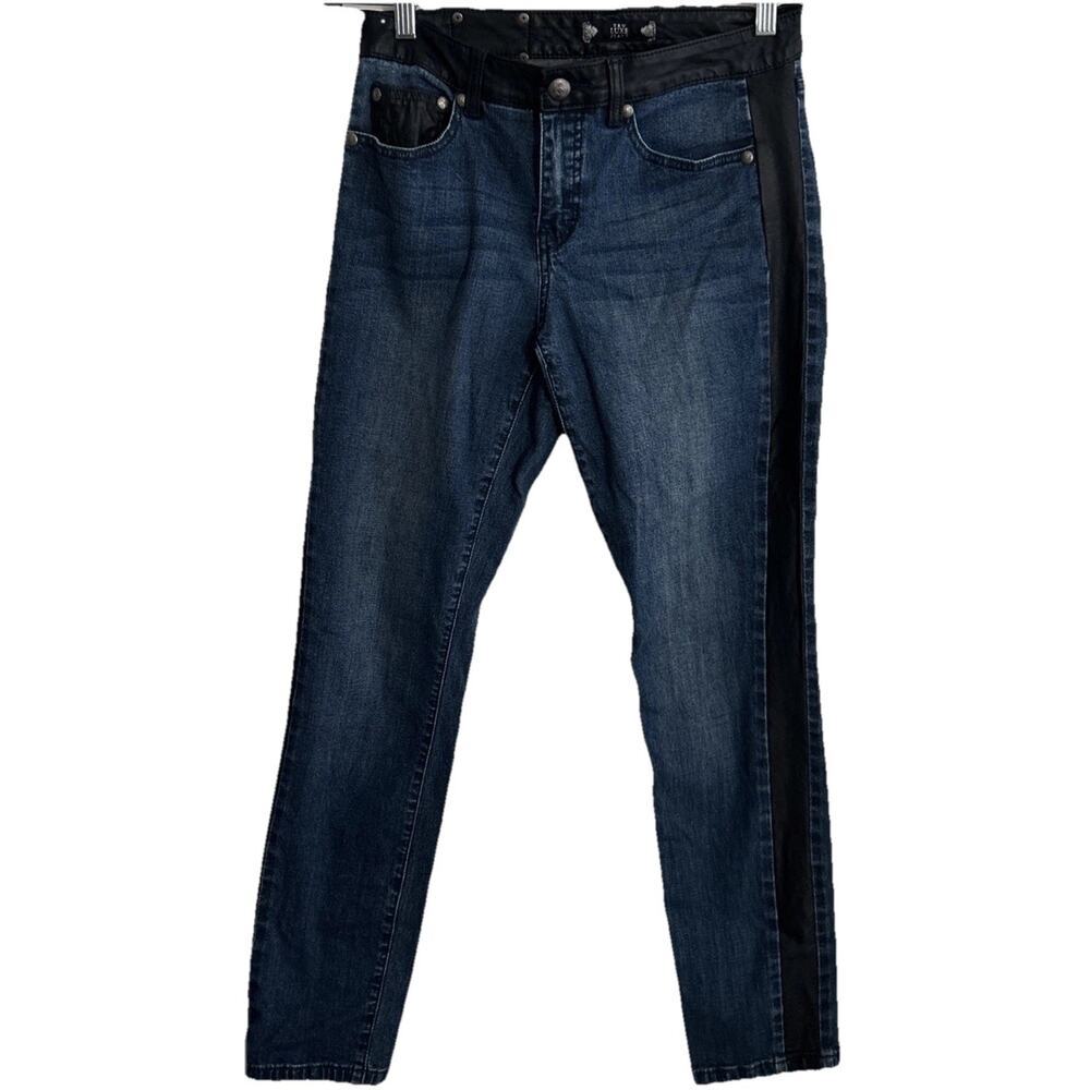 Tuxedo Tru Luxe High Rise Relaxed Straight Jeans Dark‎ Wash 29 8 90s Y2K Denim